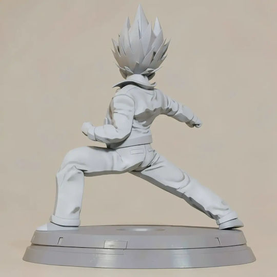 Unpainted 3D Figure Vegeta Casual Kungfu Sculptures 3D Printing Painting DIY Gift Colors 20 Cm 1:8