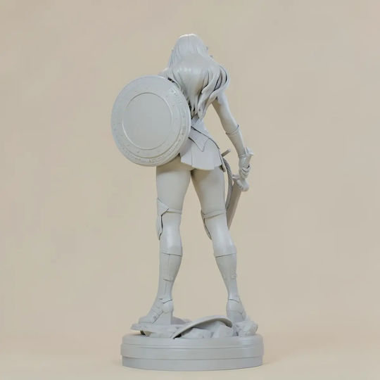 Unpainted 3D Figur Wonder Woman Princess Diana 3D Bemalung Diy Geschenk Farben 30 Cm 1:6