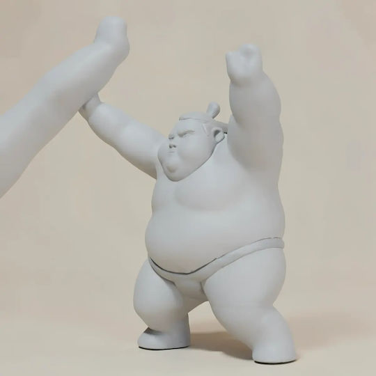 iLovePrints Sammelbare Figuren Άβαφη 3d Art der Figur Super Basic Sumo Napkin Holder Basis Diy Δώρο Farben 30 Cm 1:6