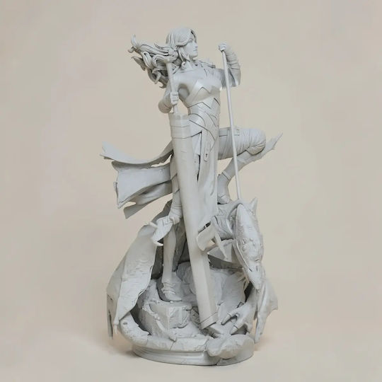 Unpainted 3D Figur Absolute Wonder Woman 3D Bemalung Diy Geschenk Farben 15,2 Cm 1:12