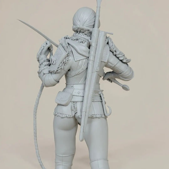 Άβαφη 3d Sammelbare Figur Ciri Witcher Ketten Schwert 185mm Nsfw Bemalung Diy Geschenk Farben 15,2 Cm 1:12