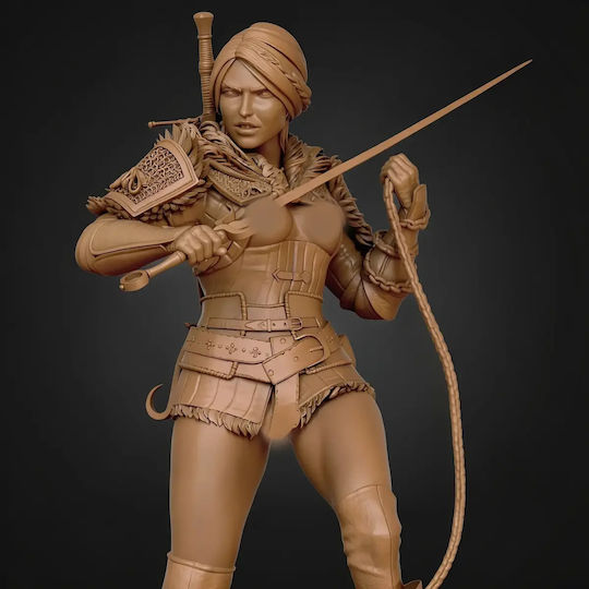 Άβαφη 3d Sammelbare Figur Ciri Witcher Ketten Schwert 185mm Nsfw Bemalung Diy Geschenk Farben 15,2 Cm 1:12