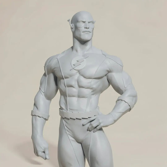 Unpainted 3d Figur Flash Barry Allen 3d Bemalung Diy Geschenk Farben 15,2 Cm 1:12