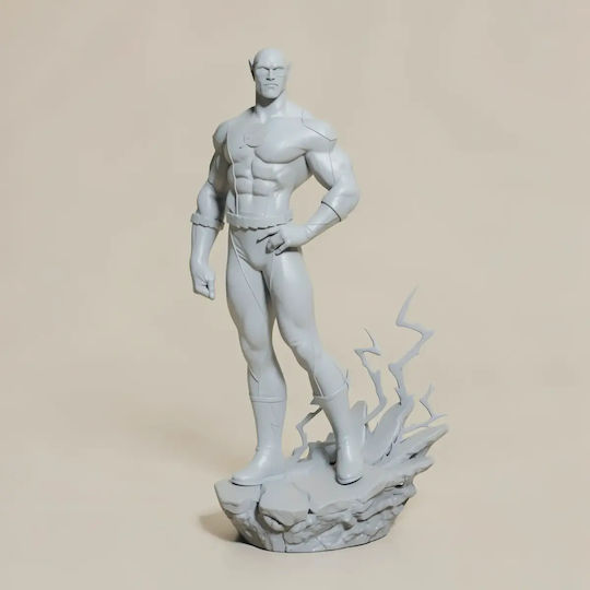 Unpainted 3d Figur Flash Barry Allen 3d Bemalung Diy Geschenk Farben 15,2 Cm 1:12