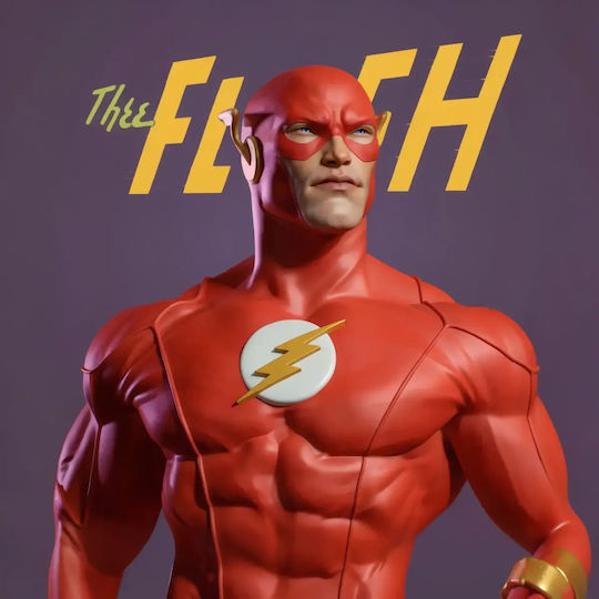 Unpainted 3d Figur Flash Barry Allen 3d Bemalung Diy Geschenk Farben 15,2 Cm 1:12