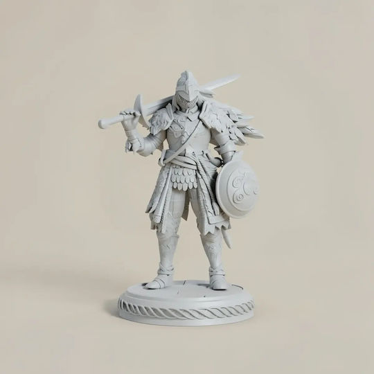 Небоядисана 3D Фигура Savage Wolf 32мм 3D Боядисване DIY Подарък Цветове 20 См 1:8