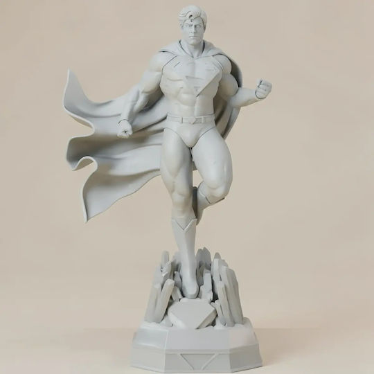 Unpainted 3D Figure Superman Flying New Version Painting DIY Gift Colors 15.2 Cm 1:12