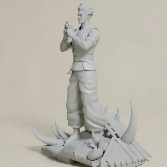 Небоядисана 3D Фигура Ryomen Sukuna На Покрива Jujutsu Kaisen Скулптури 3D Печат Боядисване Направи Си Сам Подарък Цветове 20 См 1:8