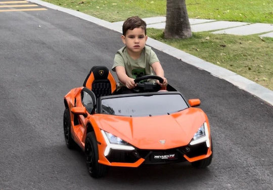 Lamborghini Revuelto 4x4 Doppelsitzer mit Fernbedienung Lizensiert 24 Volt Gelb für 2+ Jahre
