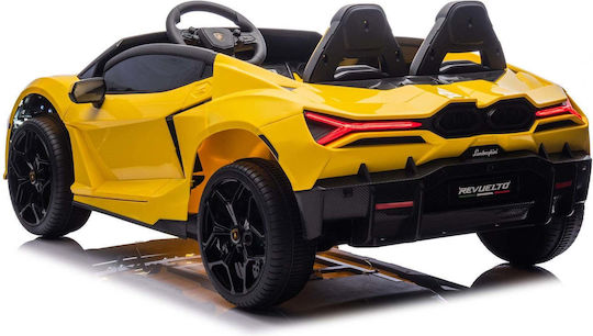 Lamborghini Revuelto 4x4 Doppelsitzer mit Fernbedienung Lizensiert 24 Volt Gelb für 2+ Jahre