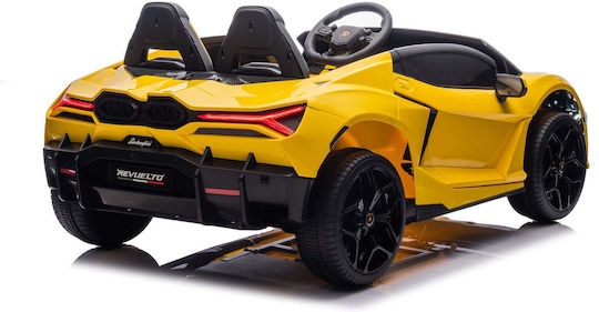 Lamborghini Revuelto 4x4 Doppelsitzer mit Fernbedienung Lizensiert 24 Volt Gelb für 2+ Jahre