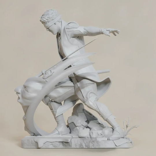 Άβαφη 3D Фигура Kenshi Mortal Kombat Скулптури 3D Печат Боядисване DIY Подарък Цветове 30 см 1:6