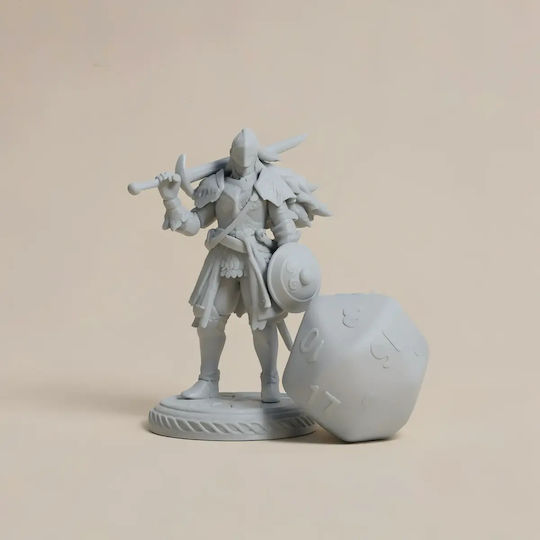 Небоядисана 3D Фигура Savage Wolf 32мм 3D Боядисване DIY Подарък Цветове 15,2 см 1:12