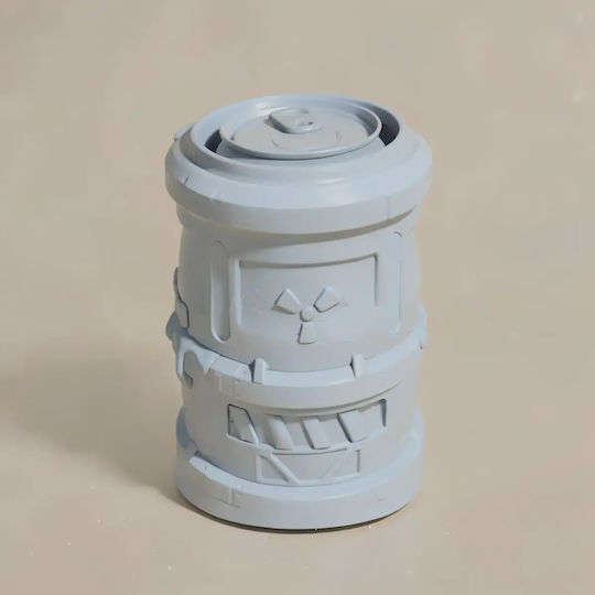 Άβαφη 3d Sammelbare Figuren Basic Toxic Waste Can Holder Basis Diy Δώρο Χρώματα 15,2 Cm 1:12