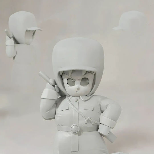 Небоядисана 3D Фигура Kid Goku Winter Sculptures 3D Печат Боядисване DIY Подарък Цветове 20 см 1:8