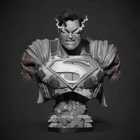 Άβαφη 3d Фигура Superman Dark Night Бюст Портрет Дигитално Боядисване DIY Подарък Цветове 15,2 см 1:12