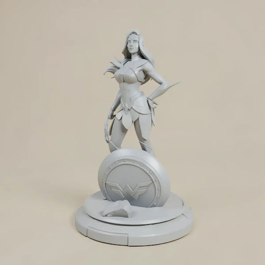 iLovePrints Sammelbare Figuren Wonder Woman Princess Themyscira 3d Bemalung Diy Geschenk Farben 20 Cm 1:8