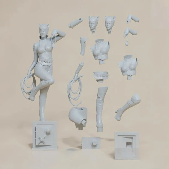 Sammlbare Figuren Catwoman Halskette Skulpturen 3d Druck Bemalen Diy Geschenk Farben 15,2 Cm 1:12