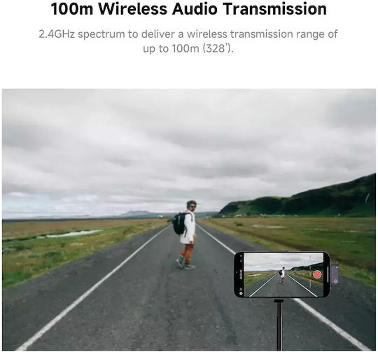 Luucco MiniPods K2 Set Microfon Wireless de Rever, Clip On pentru Cameră în Culoare Albă