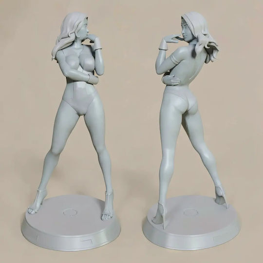 Abgezeichnete 3d Figur Wonder Woman Pin Up 3d Bemalung Diy Geschenk Farben 20 Cm 1:8