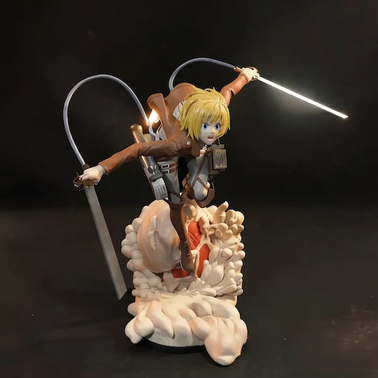 Unbemalte 3d Figur Armin Angriff auf Titan Action 3d Druckmodelle Bemalen Diy Geschenk Farben 30 Cm 1:6