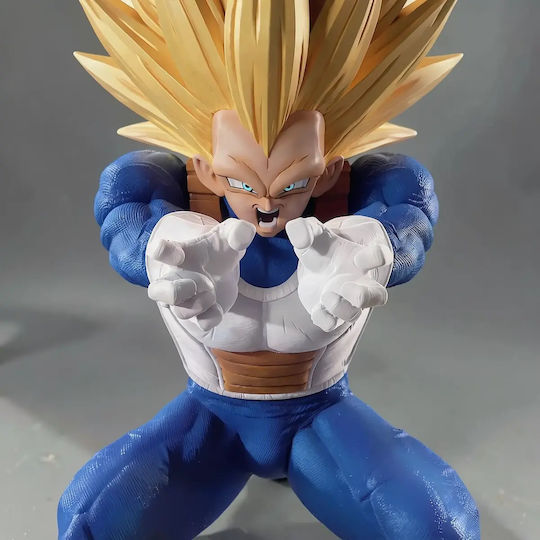 Небоядисана 3D Фигура Vegeta Ssj3 Daima Kameha Боядисване DIY Подарък Цветове 15,2 См 1:12