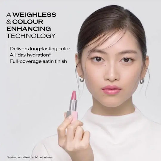 Shiseido Technosatin Velvet Lipstick Pink Shade 01 Perfect Pink Capacity G 3.3