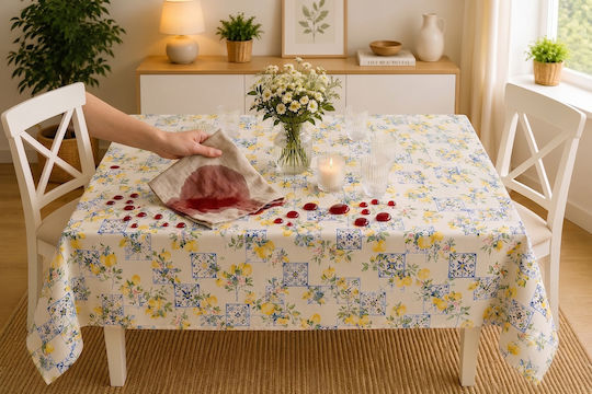Față De Masă Rezistent La Pete Set Small Galben 140x180cm