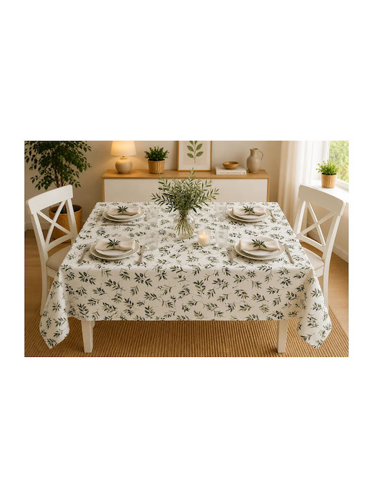 Față De Masă Rezistent La Pete Set Loom Olive 120x160 Cm