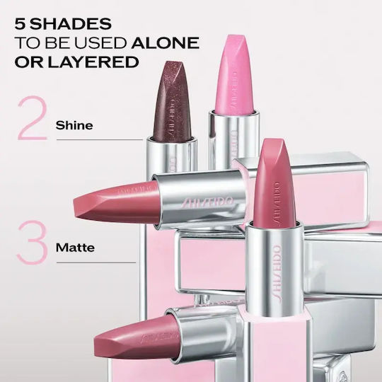 Shiseido Technosatin Velvet Lipstick Pink Shade 05 Galaxy Pink Weight G 3.3