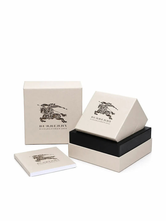 Burberry Burberry Дамски часовник 34mm Кварцов с Синя Кожена Каишка