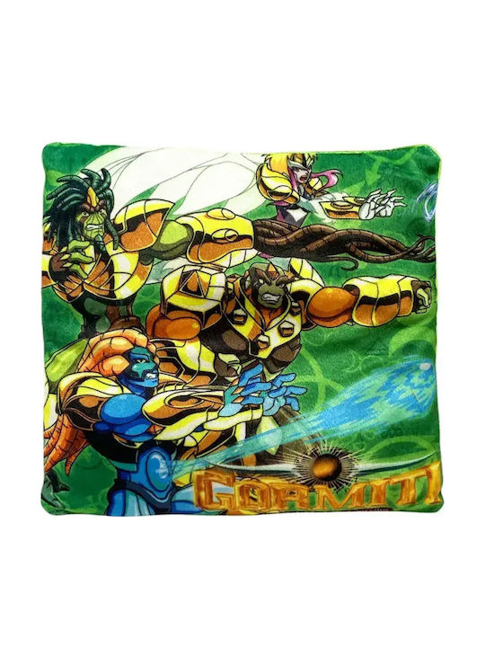 Παιδικό Διακοσμητικό Μαξιλάρι Plush Decorative Πράσινο 28x28εκ.