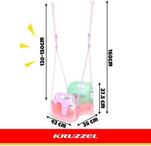 Kruzzel Kruzzel Aufhängen Kinder Schaukel Für 6+ Monate Grüne