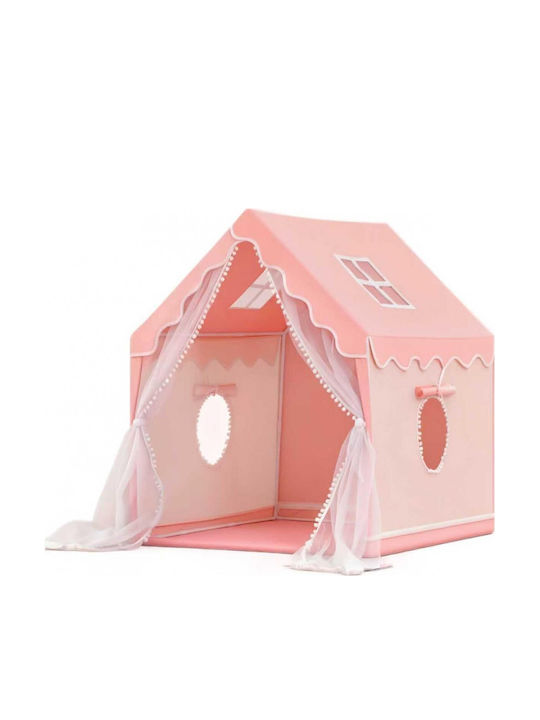 ikonka Children's Play Tent Little House Orange