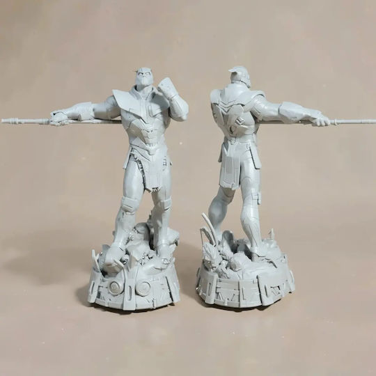 Unpainted 3D Figure Thanos 3D Model Standing Painting DIY Gift Colors 20 Cm 1:8