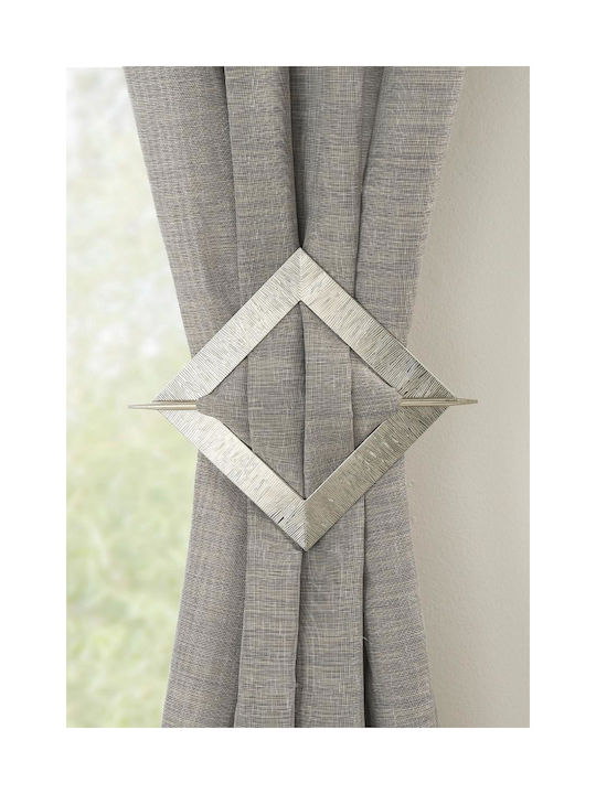 Tie-Back Acul Din Metal Gri