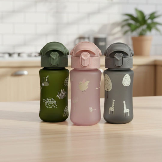 abo In A Fast World Be A Turtle Kids Water Bottle Plastic 350ml