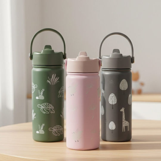 abo Always Look Up - Like A Giraffe Kids Water Bottle Thermos Stainless Steel 500ml