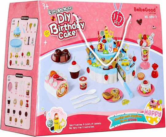 ikonka Pretend Play Toy for 3+ Years 117 pcs