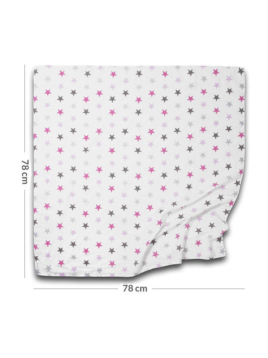 Kidizi Aleze Pentru Bebeluşi Roz 78x78cm 2 Bucăţi
