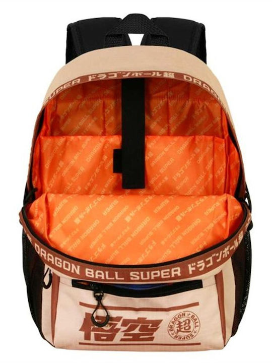 School Bag Set Backpack Dragon Ball Goku Foodie Brown Plus Triple Pencil Case