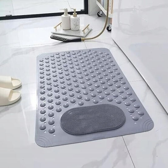 Antiderapant Cada De Baie Cu Ventuze Gri 35x68cm