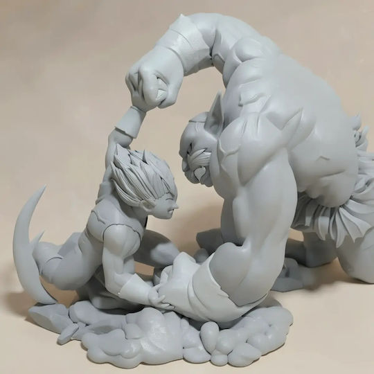Небоядисана 3D Фигура Vegeta Fight Toppo Files Боядисване DIY Подарък Цветове 20 см 1:8