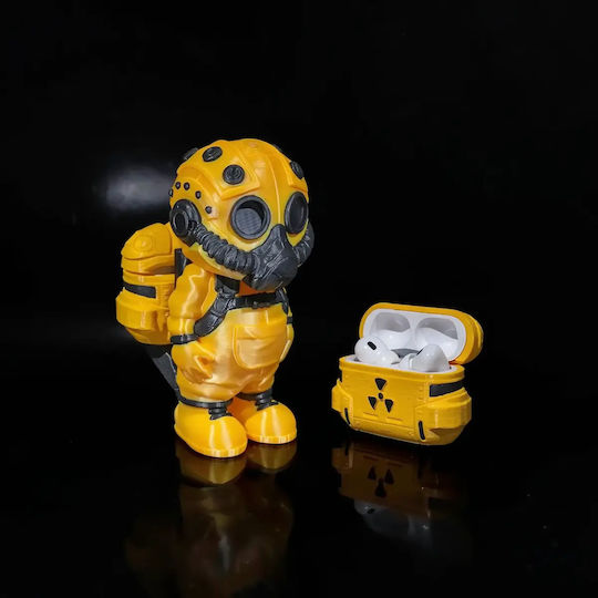 Άβαφη 3d Sammelbare Figur Basic Hazmat Suit Airpod Case Holder Basis Diy Δώρο Χρώματα 20 Cm 1:8