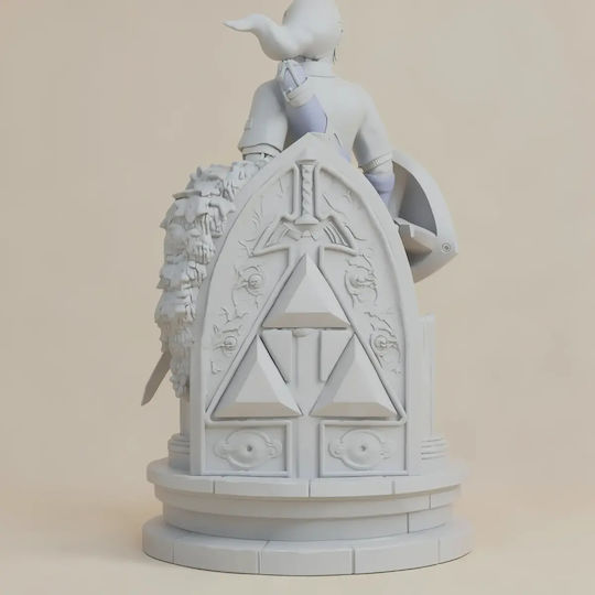 Άβαφη 3d Sammelbare Figur Link Stand Auf Basis 129mm Bemalung Diy Geschenk Farben 15,2 Cm 1:12