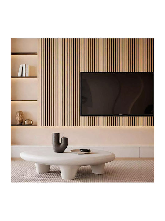 3D Πάνελ Τοίχου από MDF Διακόσμησης Μαύρο 60x30εκ. 4τμχ