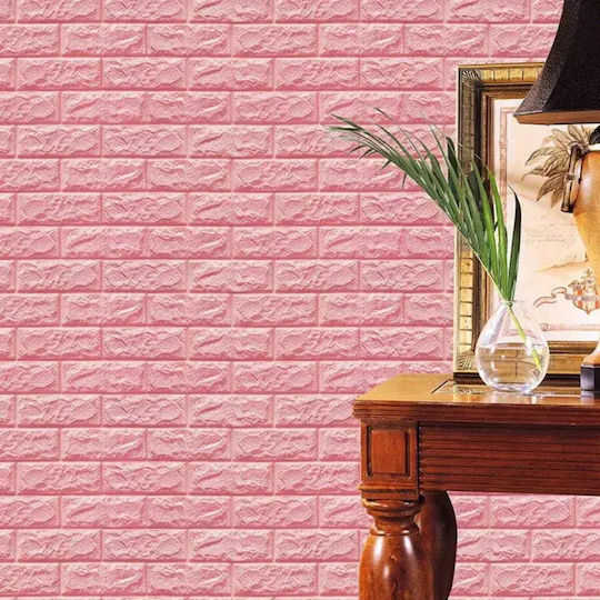 3D Wall Panels from Plastic Adhesive Yellow 77x77x1.2cm