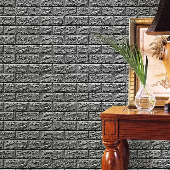 3D Wall Panel from Plastic Adhesive White 77x77x1.2cm