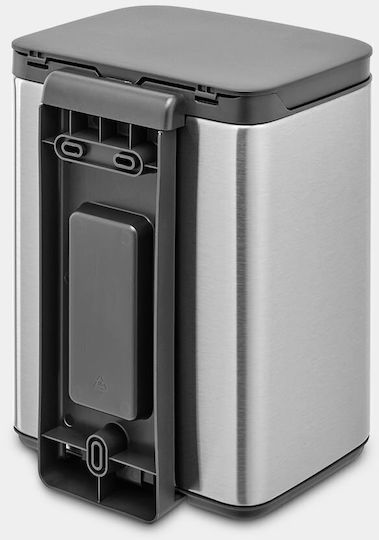 Brabantia Brabantia Waste Bin Made of Inox Grey 4L