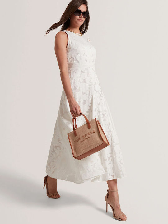 Summer Midi Dress White